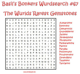 Brain Training with Professor Basil  #67 Wurdsearch Gemstones @BionicBasil® Downloadable Puzzle