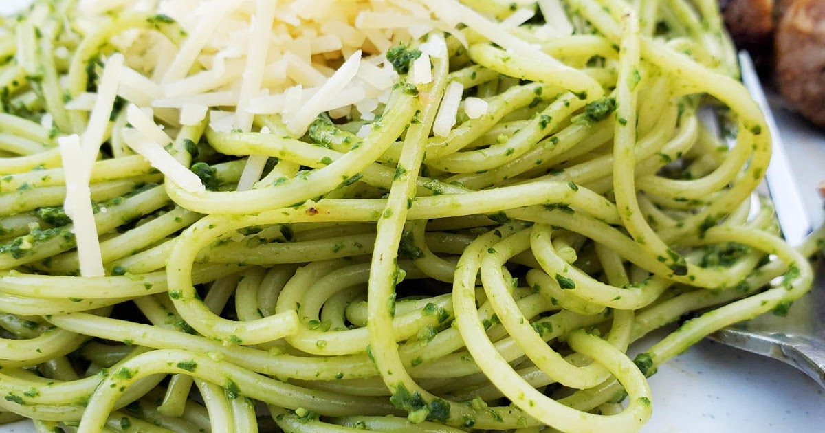 Bitter Green Pesto Pasta