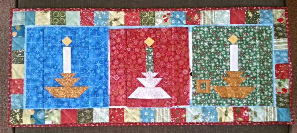 Sunshine in the Attic: Christmas Symbol Quilt Along -- Christmas Candle block and tutorial