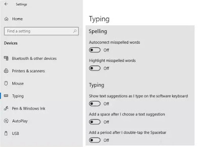 Cara menonaktifkan fitur Typing Insights Windows 10-3 Cara menonaktifkan fitur Typing Insights Windows 10-3