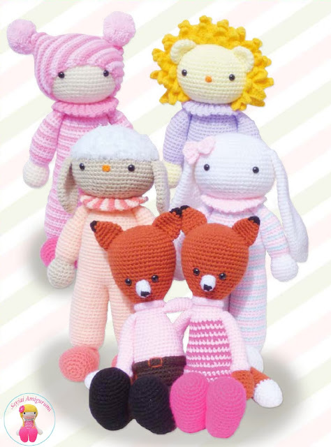 animal doll crochet pattern