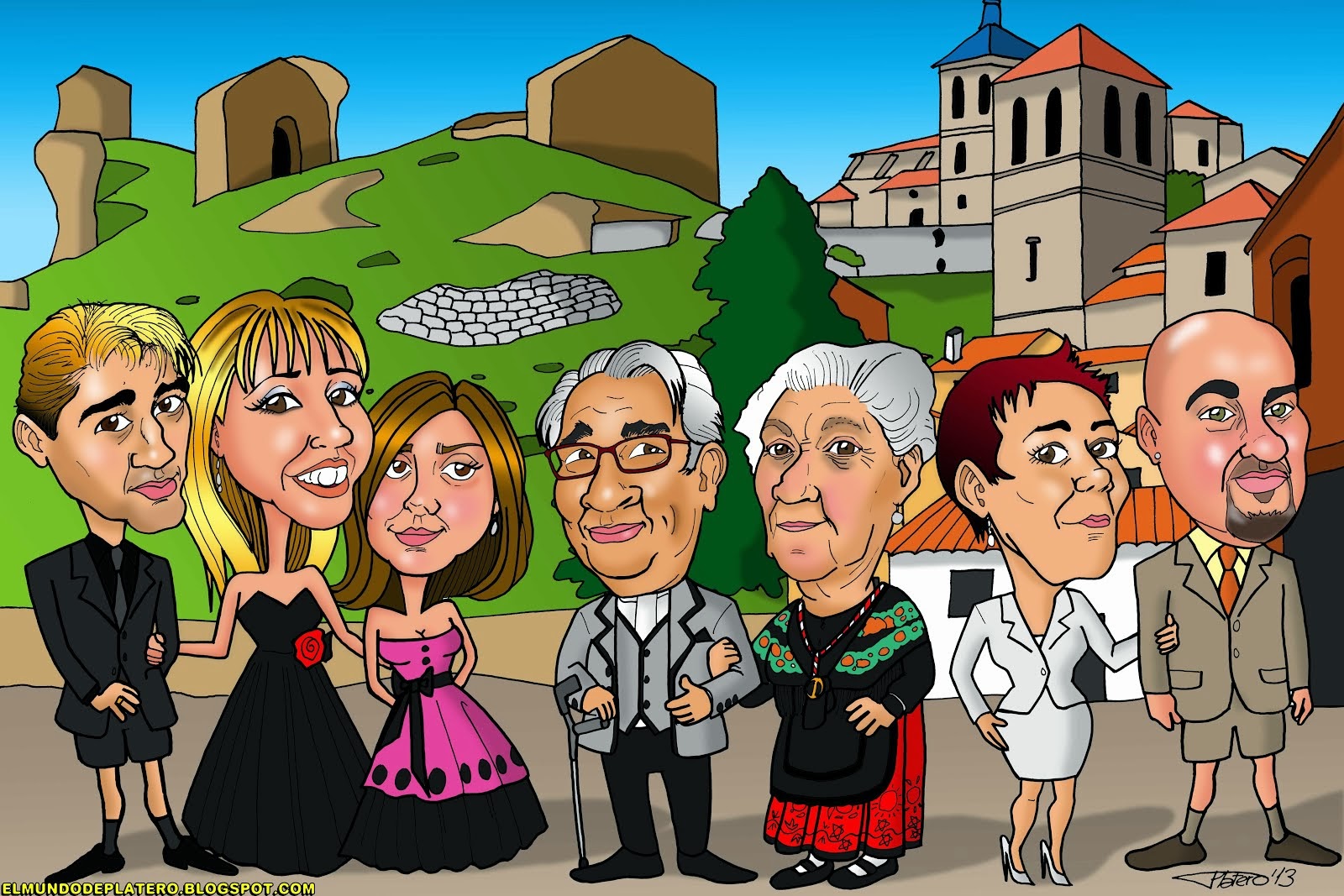 ¡TAMBIÉN CARICATURAS DE GRUPO!