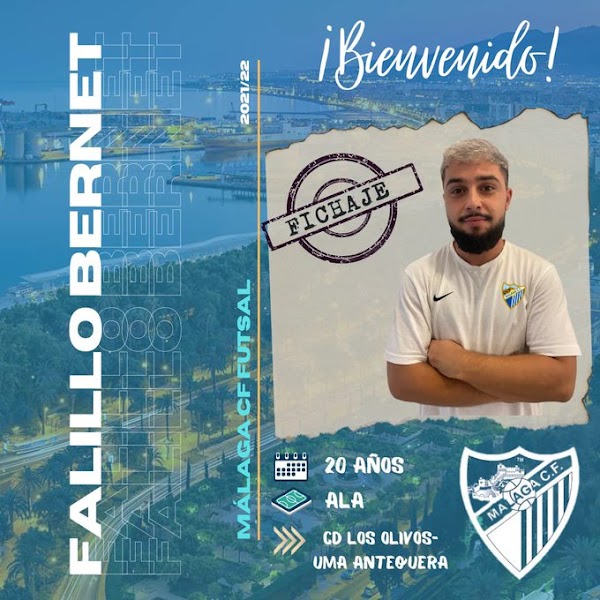 Oficial: Málaga CF Futsal, firma Falillo Bernet