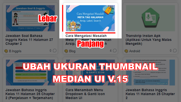 Cara Mengubah Ukuran Thumbnail Pada Template Median UI v1.5