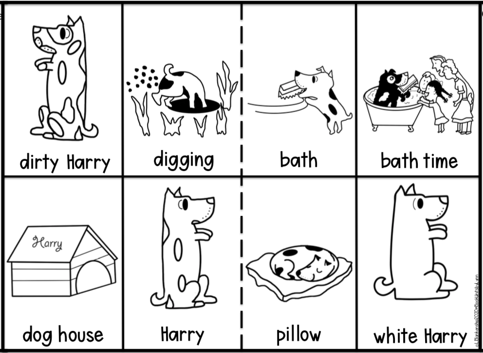 HARRY THE DIRTY DOG BOOK CRAFT ~ Book Units by Lynn