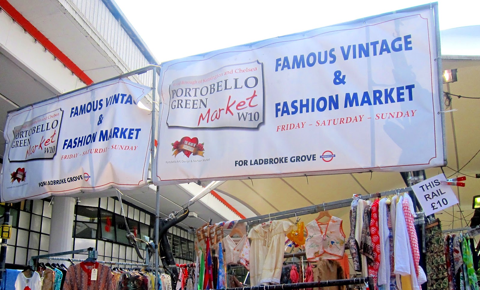 Vintage In London Portobello Road Market