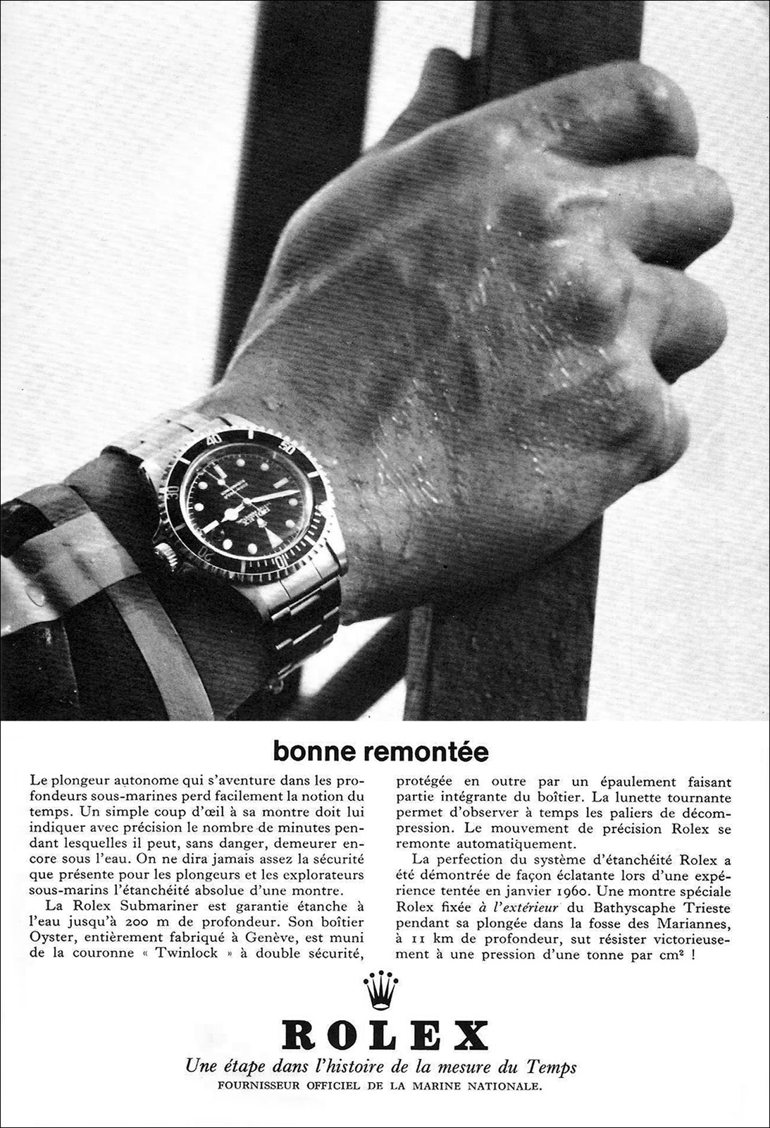 Welcome to RolexMagazine 1960s French Rolex Submariner Ads