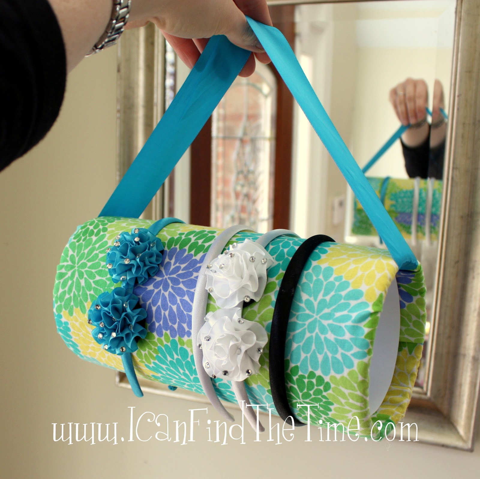 Headband Storage from Shipping Material