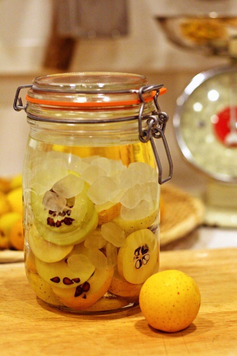 Perfectly imperfect Japanese Quince Wine