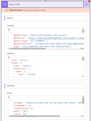 Dynamics 365 Customer Engagement: Required properties are missing from ...