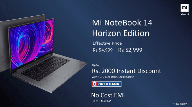 Mi Notebook 14 Horizon Edition Released