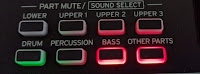XE20 bass and other parts buttons