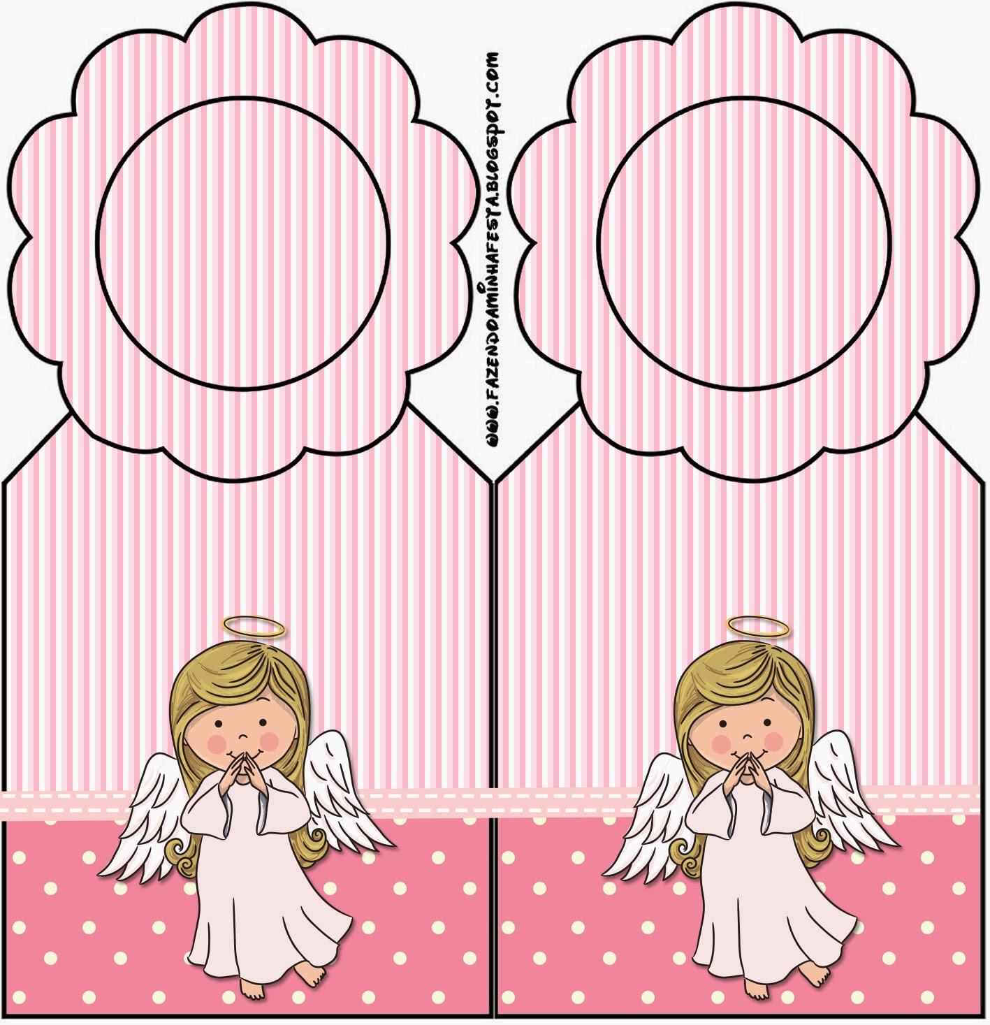 Angelita: Imprimibles y Fondos Gratis para Fiestas. Para marcapáginas.