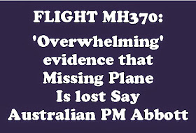 FLIGHT MH370 LOST: