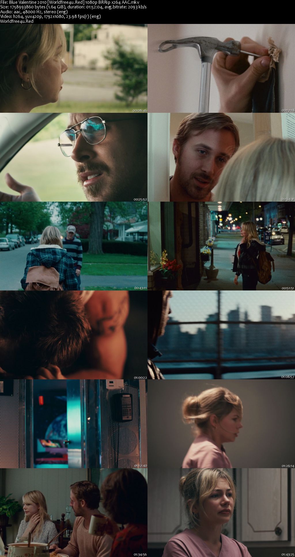 Blue Valentine 2010 English Movie Download || BRRip 1080p