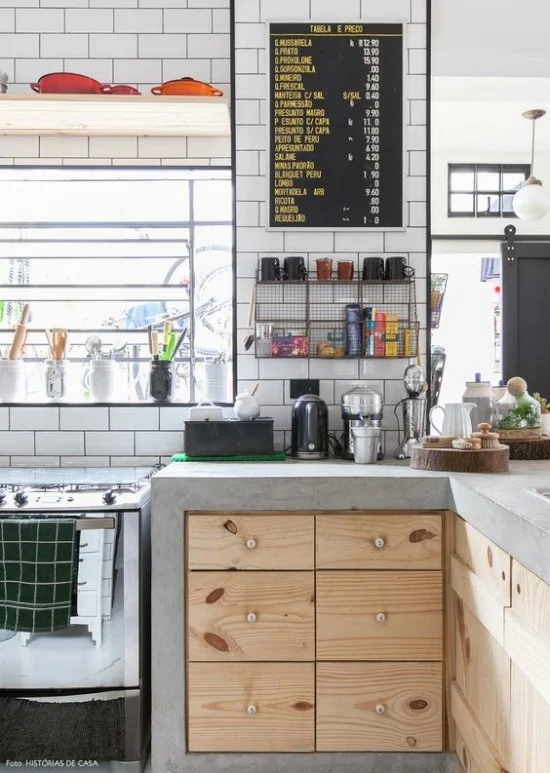 meja dapur cor dengan beton ekspos gambar inspiratif meja dapur cor dengan beton ekspos