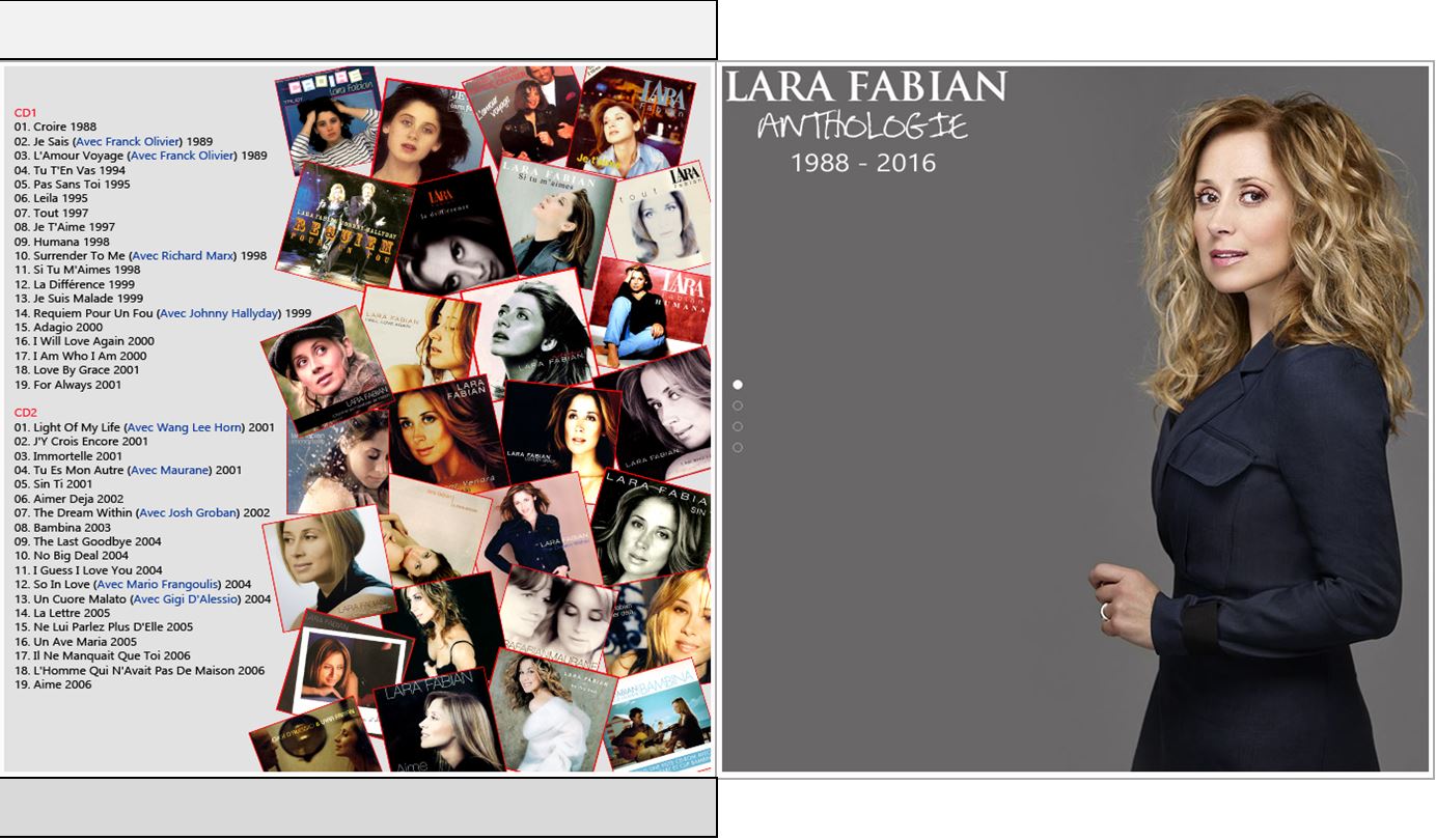 Musicollection Lara Fabian Anthologie 1988 2016 2016