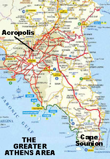 Cape Sounion Greece Map Murder Is Everywhere: No, This Is Not The Parthenon.