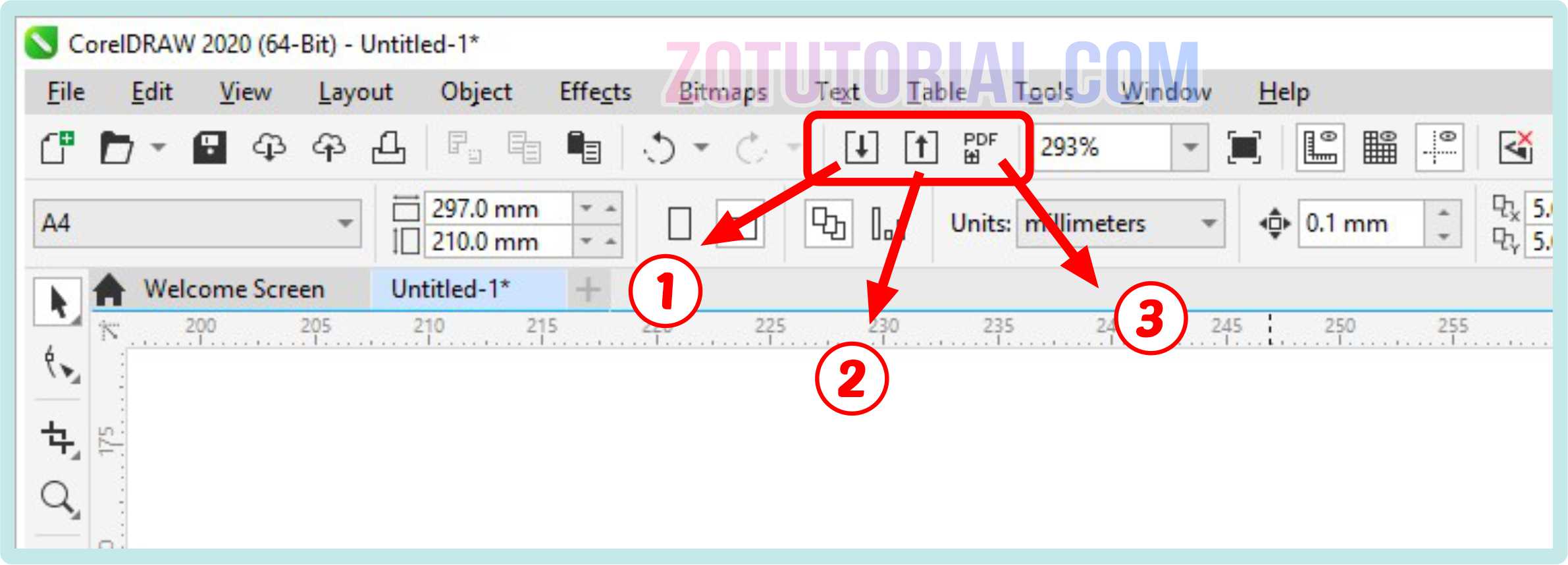 Cara Export Gambar Vector CorelDraw Menjadi JPG/PNG/PDF - zotutorial