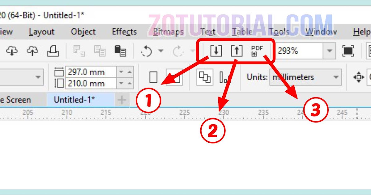 Cara export corel ke jpg