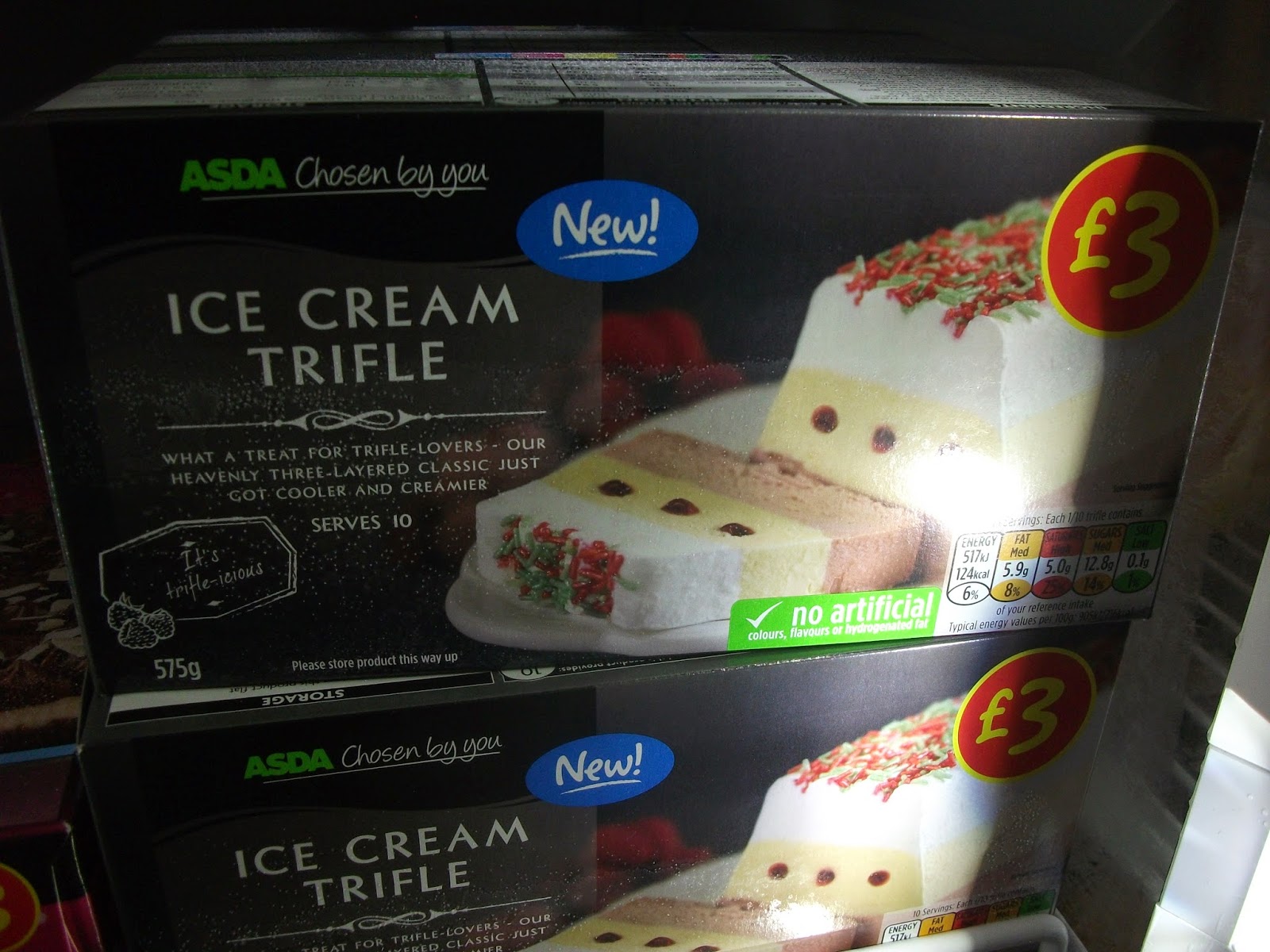 New at Asda! Dessert Hybrids, Cheesecakes, Gateaus, Pies, Ice Creams etc.