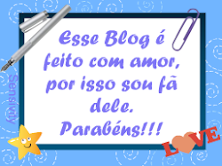 Este blog é feito com Amor