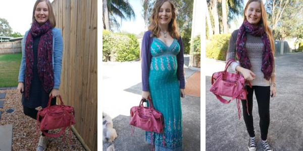 3 pink and purple accessory outfit ideas away from blue blog