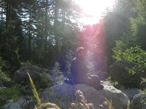 Meditación en el Monte del Olimpo en Grecia