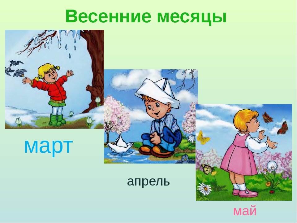 Месяц март рисунок для детей