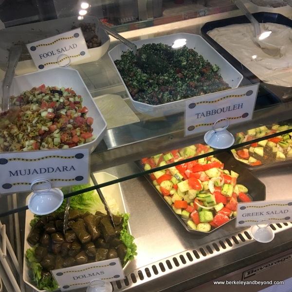 salad case at Babalou's Mediterranean in Walnut Creek, California salad case at Babalou's Mediterranean in Walnut Creek, California
