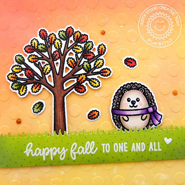 Sunny Studio Stamps: Woodsy Autumn Comic Strip Everyday Dies Fall Themed Card by Anja Bytyqi Sunny Studio Stamps: Woodsy Autumn Comic Strip Everyday Dies Fall Themed Card by Anja Bytyqi