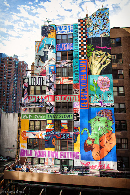 Street Art By Faile On The Streets Of New York City, USA 