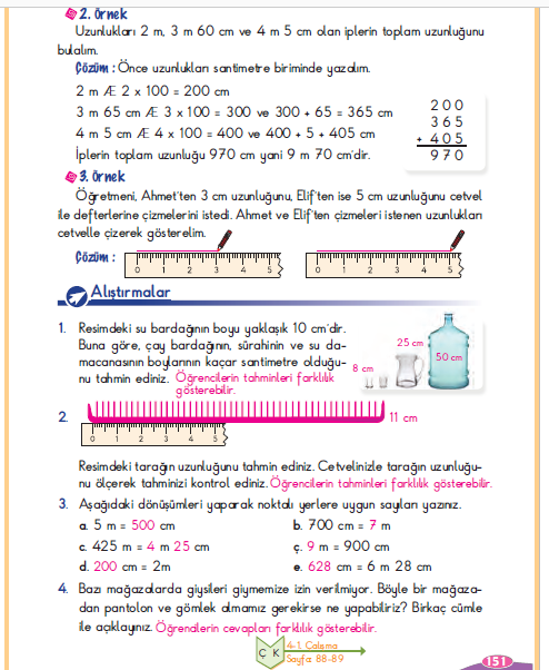 3. Sınıf Berkay Yayınları Matematik Ders Kitabı 151.Sayfa Cevapları 3. Sınıf Berkay Yayınları Matematik Ders Kitabı 151.Sayfa Cevapları