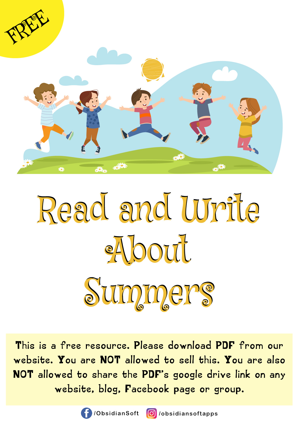 Read and Write about Summers