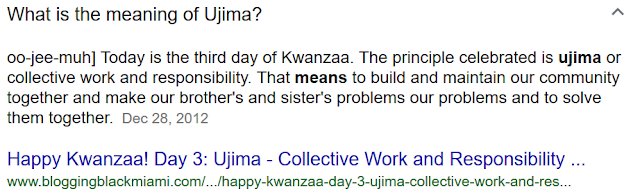 Politics Priorities Psychology And Hope Within The Black Community Kwanzaa Day 3 Ujima Collective Work If Your Neighborhood Needs A Massive New Infrastructure Re Build But The Progressive Establsihment That You Voted Into Power