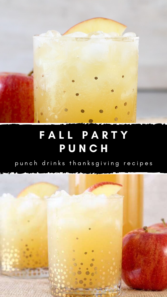 Easy Fall Party Punch