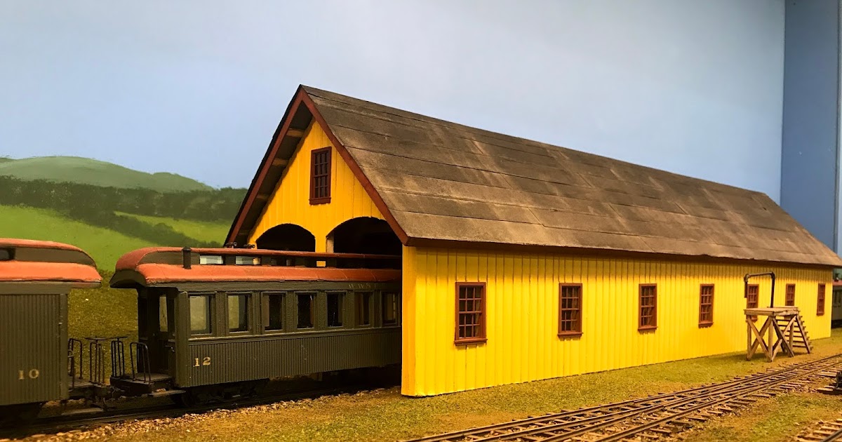 Modeling Narrow Gauge Upper Wiscasset Gets A Car Shed