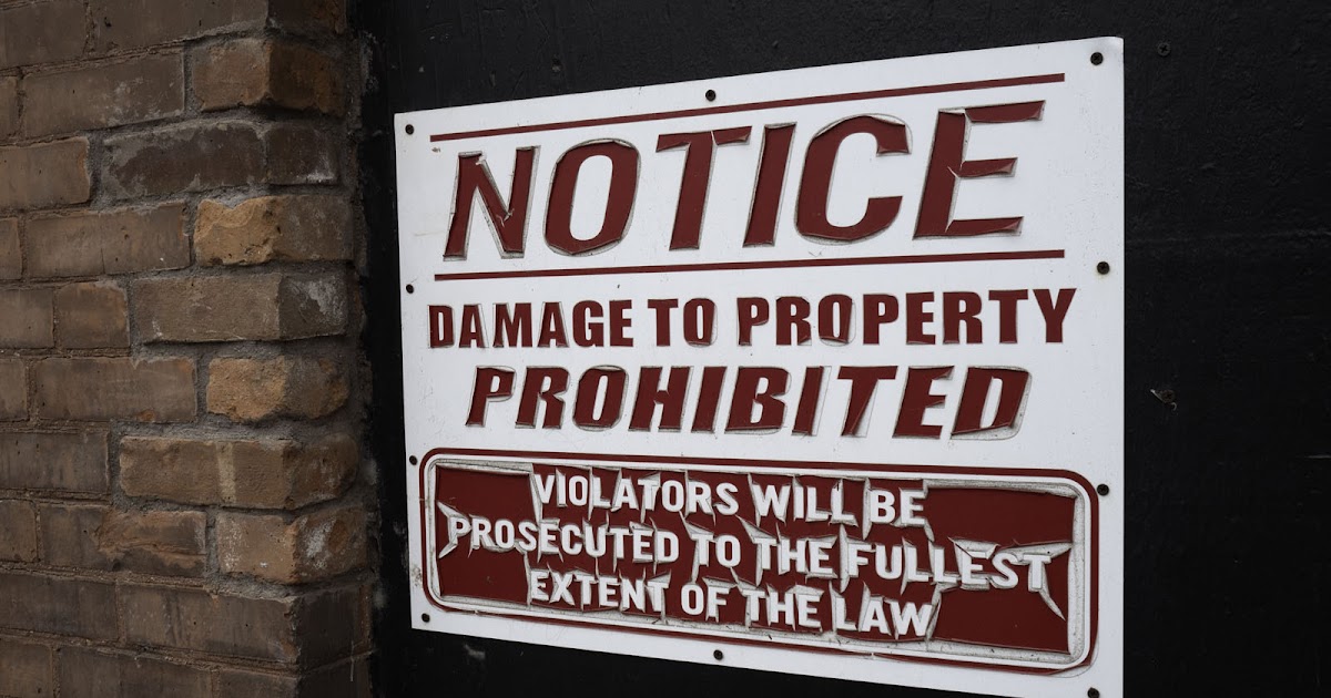 Working Pictures DAMAGE TO PROPERTY PROHIBITED