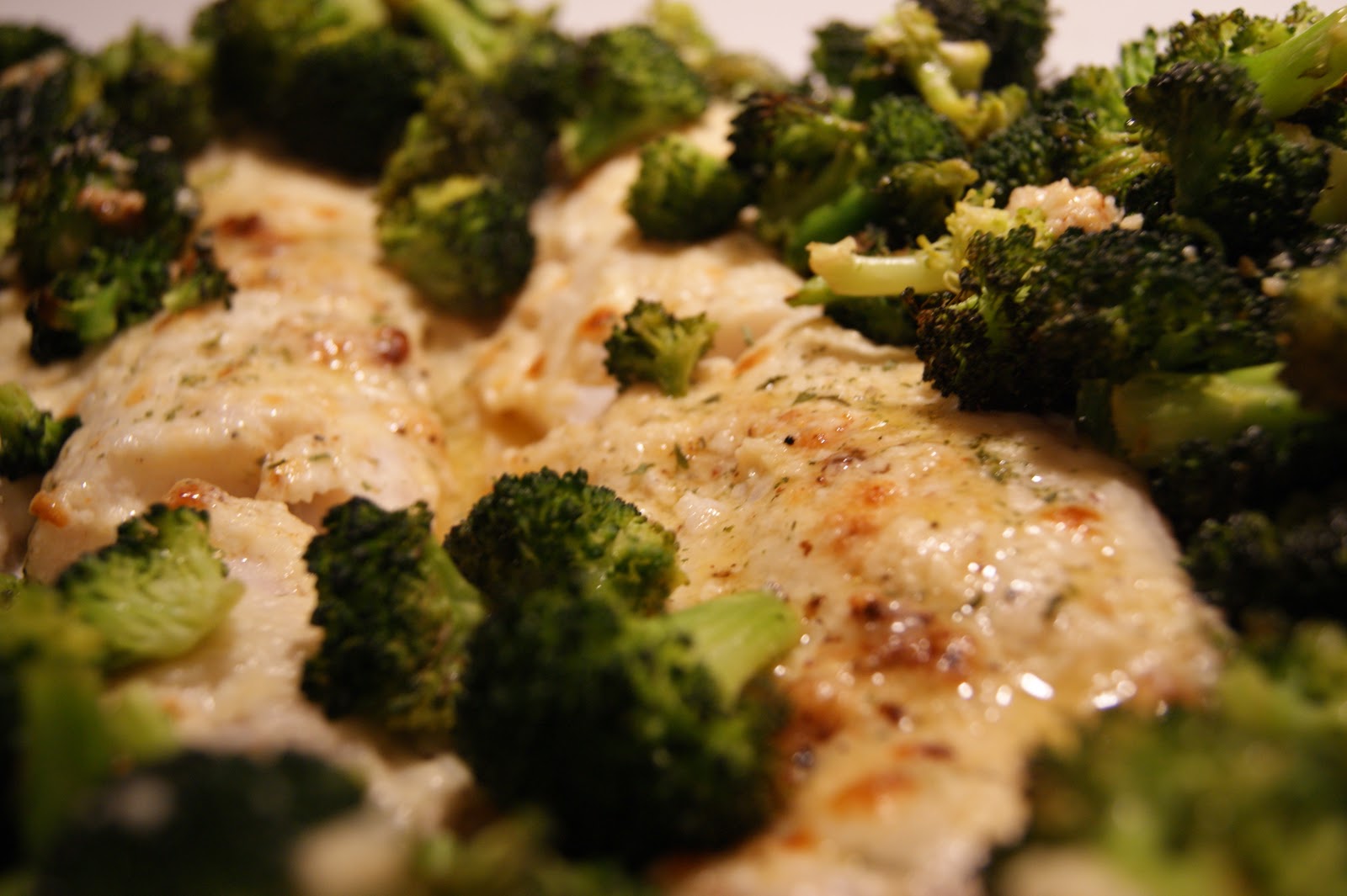 The Lunch Lady: Drenched Tilapia with Roasted Broccoli