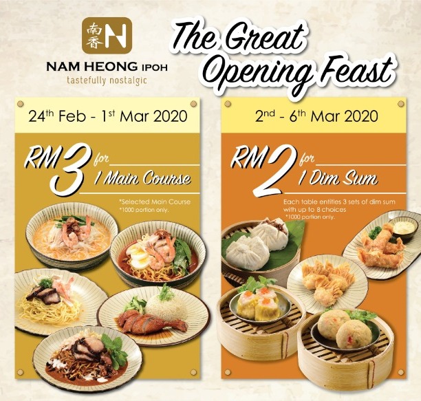 nam heong: sunway pyramid opening feast