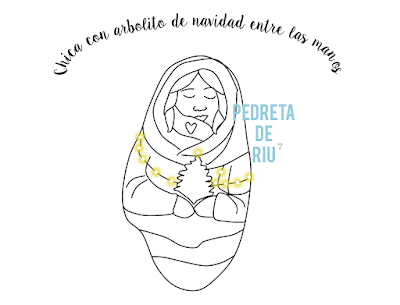 COMO PINTAR PIEDRAS CON CHICA CON ARBOL DE NAVIDAD