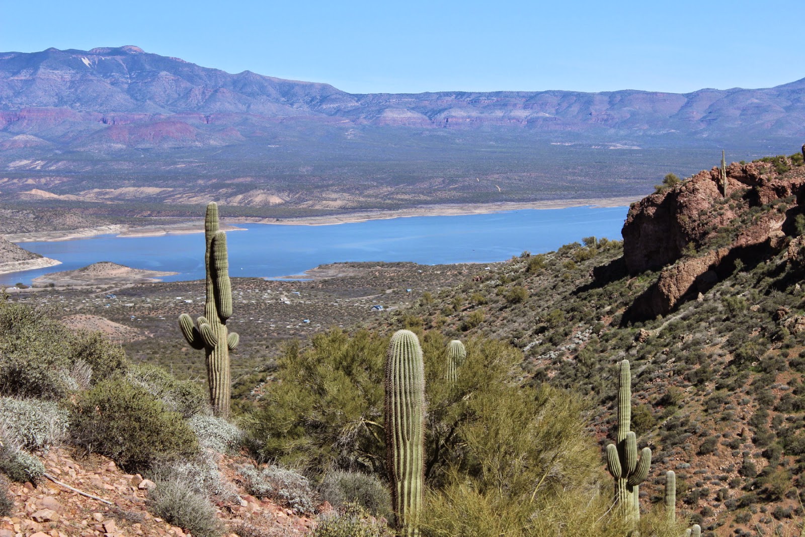 J and B and Lady Blue Roosevelt Lake,Tonto Nat. Monument, and Natural