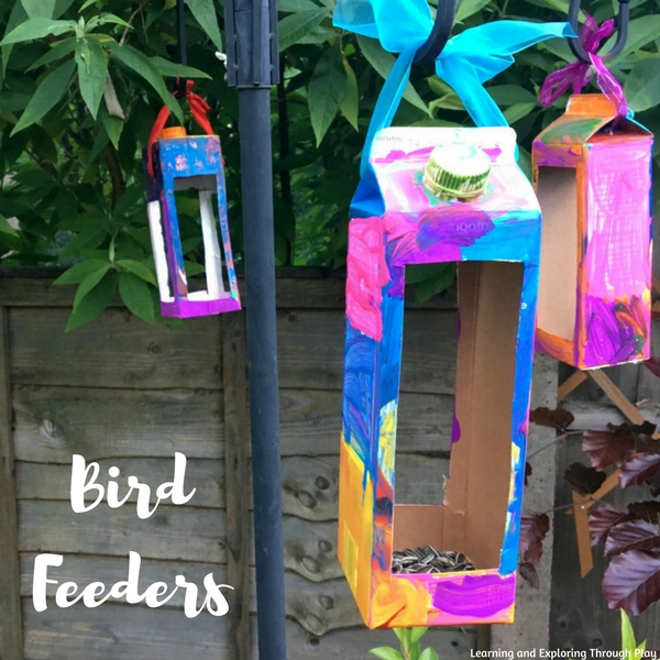 Image result for recycled bird feeder kids