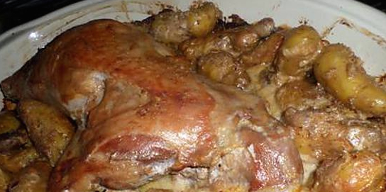 Cocottes Et Papinettes Cuisse De Dinde Rotie Aux Marrons