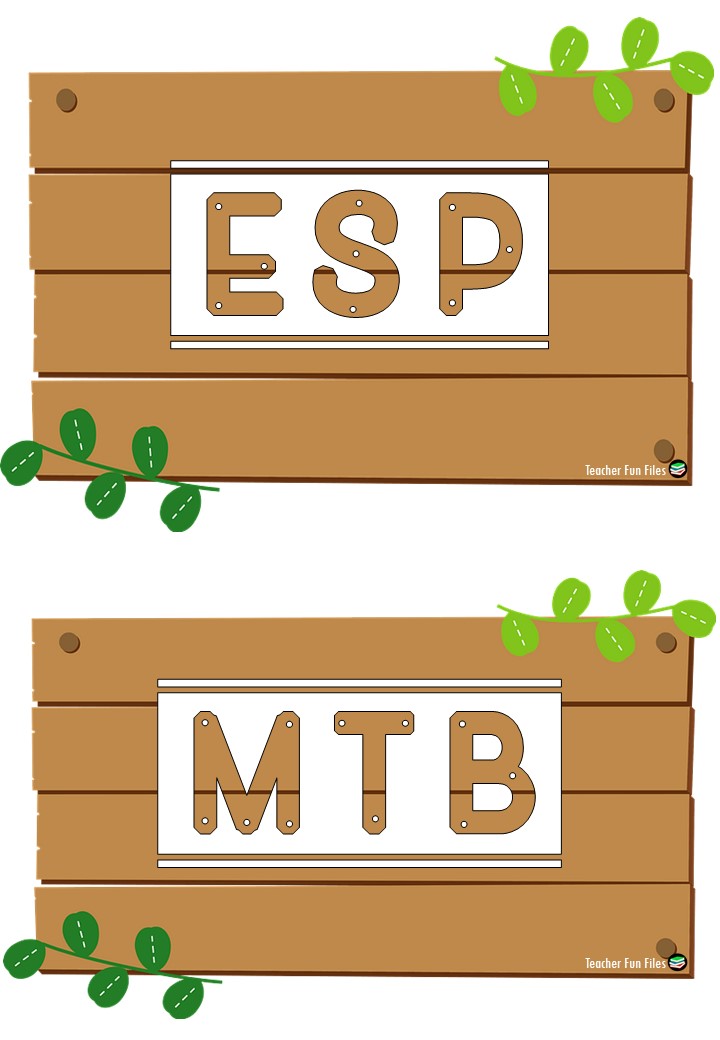 Teacher Fun Files Subject Labels Free Layout