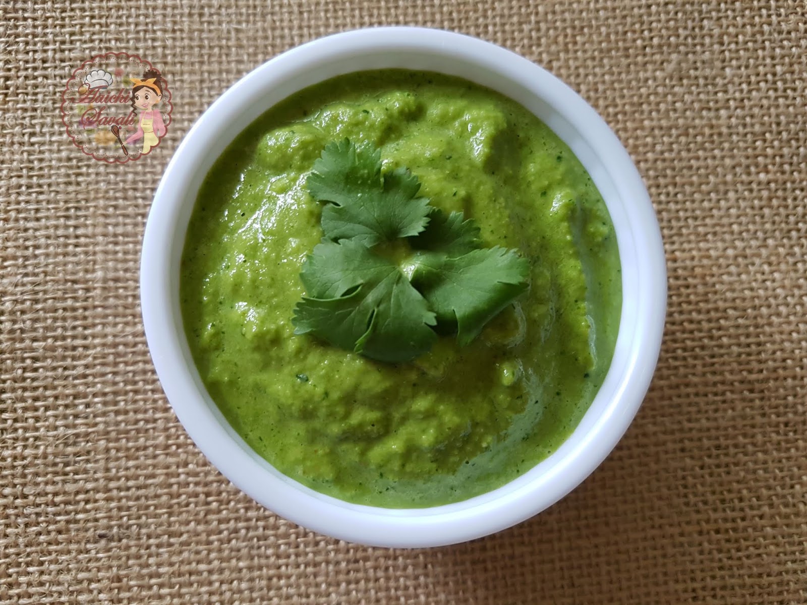 Coriander Chutney 2 Minutes Breakfast Chutney Aaichi Savali