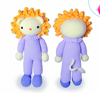 lion doll crochet pattern