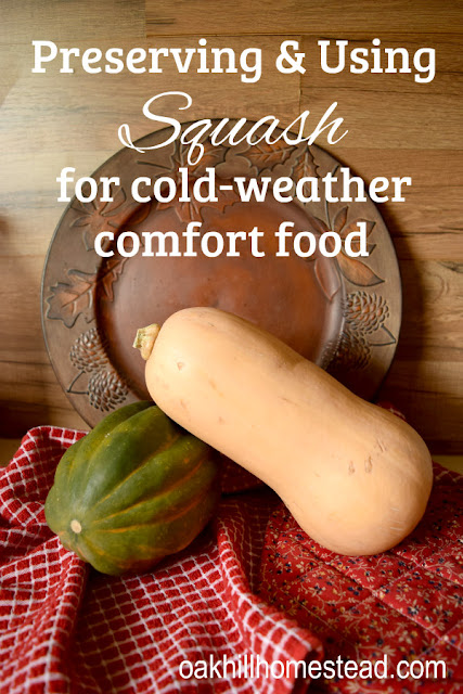 How to use and preserve an over-abundance of squash for cold-weather comfort food: winter food prep