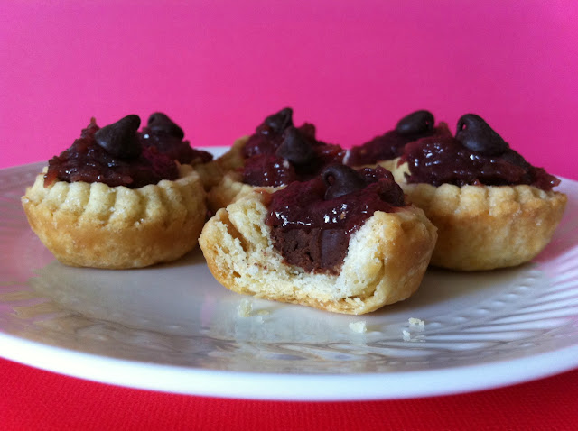 Culinarily Courtney: Chocolate Raspberry Tartelettes