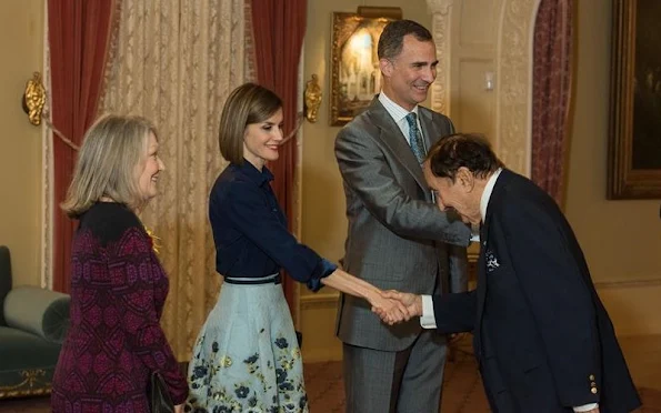 Queen Letizia and King Felipe VI of Spain visit Castillo San Marcos during the 450th St Augustine anniversary 